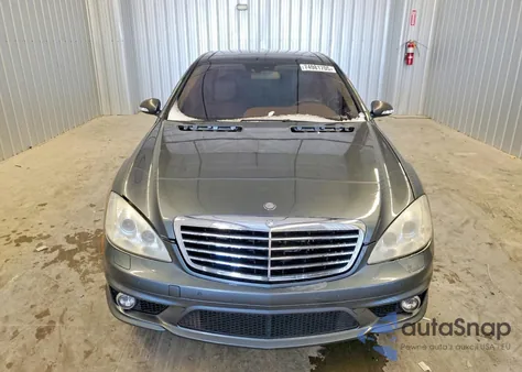 2008 Mercedes-Benz S 63 Amg z USA, uszkodzony, nr VIN WDDNG77X58A186983